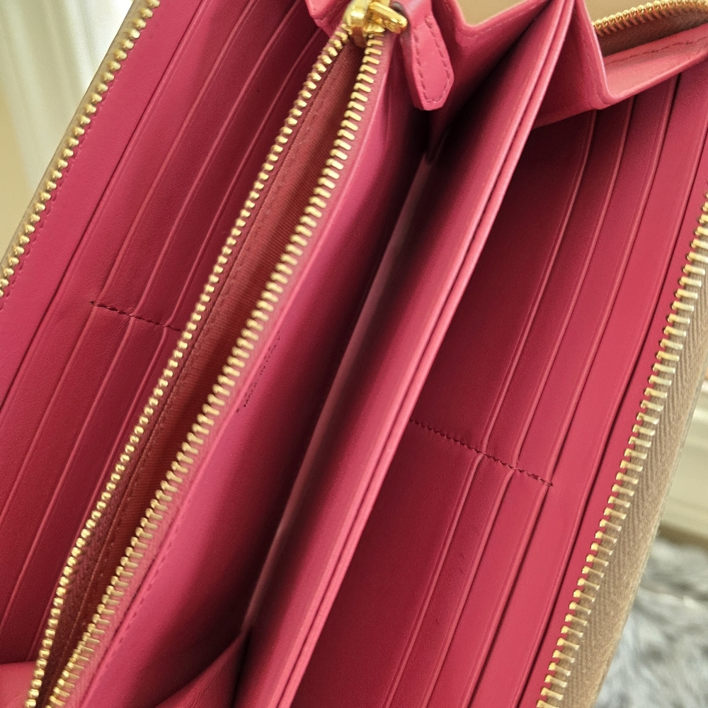 Prada Tan Leather Wallet - Picture 10 of 11